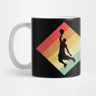 Retro Vintage 80s Basketball Gift For Basketball Players Mug